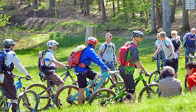 Mountainbiker am Seehof